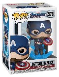 Endgame Captain America w/BrokenShield&Mjolnir (Pop! Vinyl - Avengers Endgame) FUNKO LCC