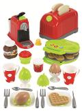 Maxi Set per la Colazione con tostapane, macchina del caffe' e piastra waffle smoby