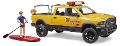 RAM 2500 Power Wagon guardaspiaggia con Stand Up Paddle bruder