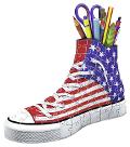 3D PUZZLE Sneaker Flag Portapenne ravensburger