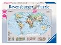 Puzzle 1000 pz Mappamondo politico ravensburger