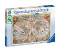 Puzzle 1500 pz Mappamondo storico ravensburger