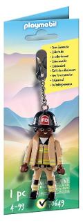 KEY RING FIREMAN playmobil