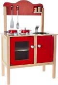 CUCINA LEGNO CM 54X30X83 CON ACCESSORI Distributori Giocattoli (importazione)