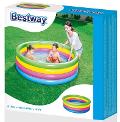 Piscina A 4 Anelli Colorati, Cm. 157X46 Best Way (gonfiabile)