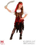 PIRATESSA (vestito. corsetto. fascia per testa) (158 cm / 11-13 Years) widmann