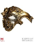 MASCHERA MEZZOVISO STEAMPUNK RAME widmann