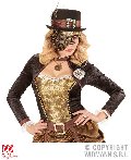 MASCHERA MEZZOVISO STEAMPUNK RAME widmann