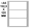 Conf. 10 buste da 10 fogli A6 152,5x125 mm ETICHETTE MARKIN permanenti 100x46mm kohinoor