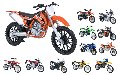 WELLY MOTO CROSS LICENZ SCALA 1:18 12 ASS 24PZ/D-B Globo (importazione)