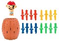 GIOCO DEL PIRATA NELLA BOTTE 16 SPADE 12PZ D/BOX Globo (importazione)