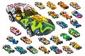 AUTO DIE CAST RUOTA LIBERA 1:72 24 ASS 24PZ D/BOX Globo (importazione)