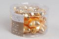 glass mini stars shiny-matt light gold kaemingk