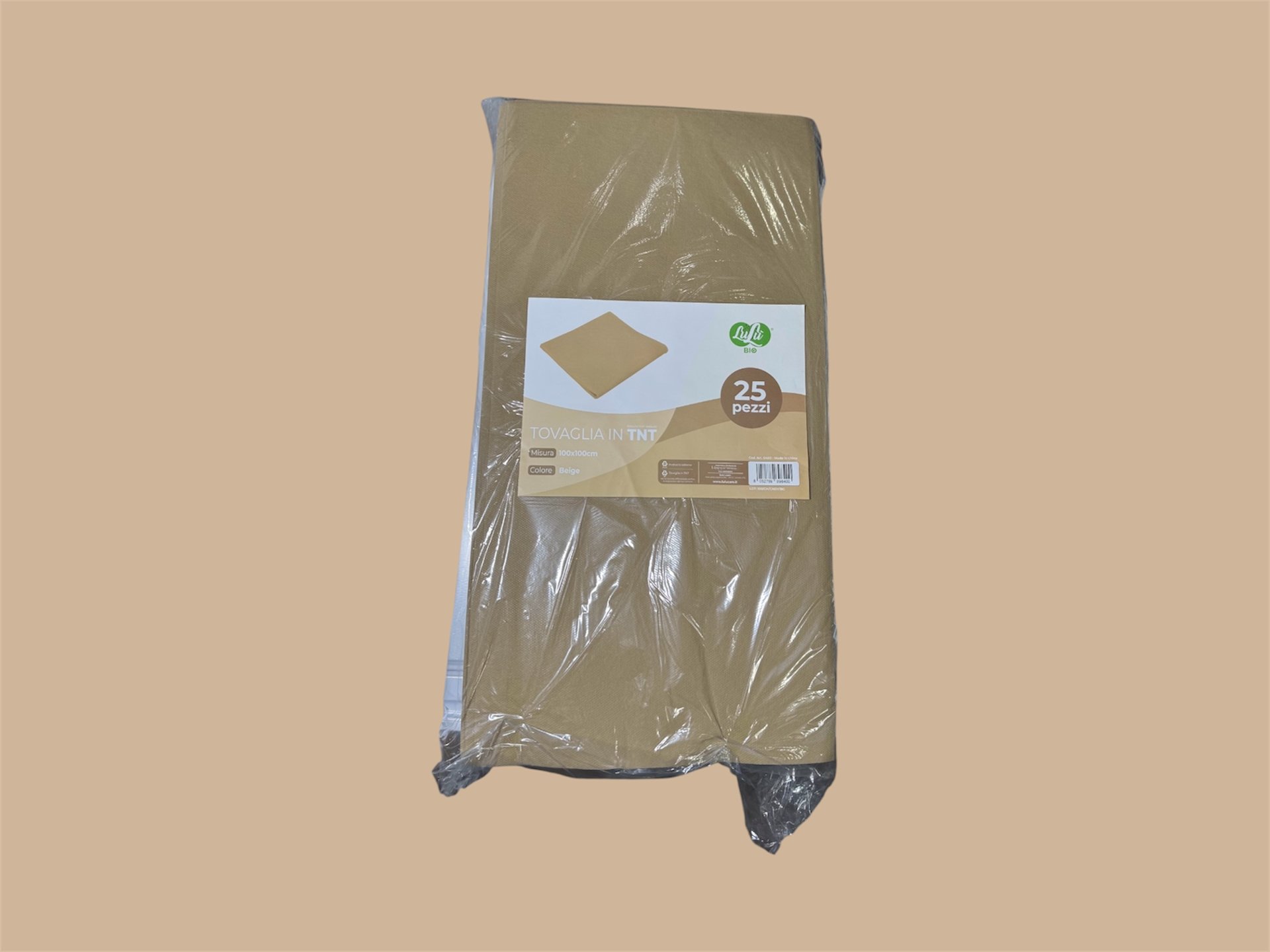 TOVAGLIA TNT 100x100, 4 CONFEZIONI x 25 PZ lulú