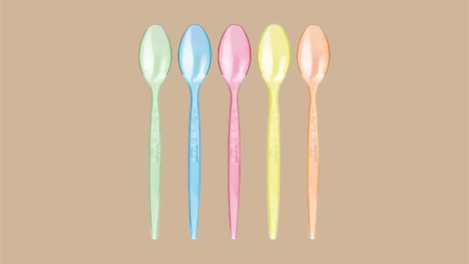 CUCCHIAIO GRANITA RIUTILIZZABILE MULTICOLOR, 10 KG poloplast