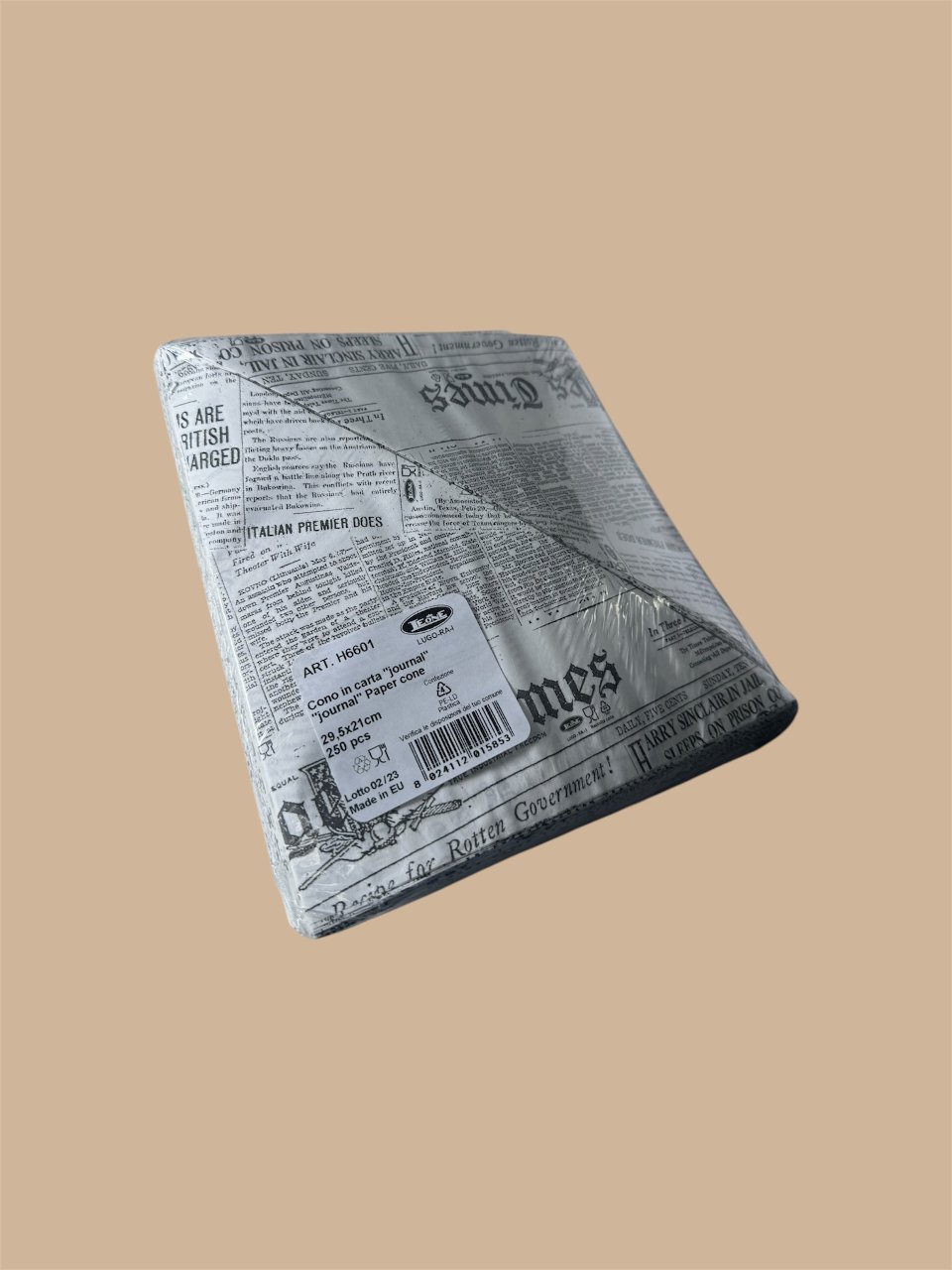 CONI PER FRITTI  29,5X21, 250 PZ Leone Journal