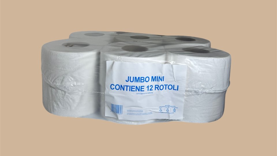 CARTA IGENICA MINI JUMBO, 1 CONFEZIONE DA 12 PZ Aerre Industriale