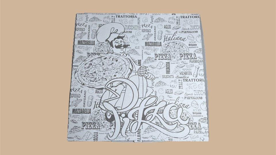 SCATOLA PIZZA 45X45X5 CM, 80 PZ Martinelli