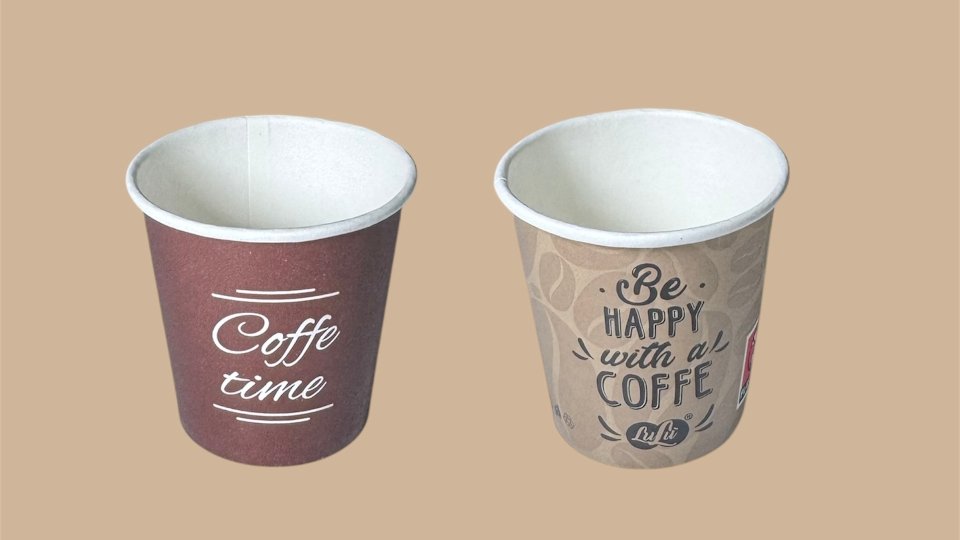 BICCHIERI DA CAFFÈ IN CARTONCINO 75 ML, 2400 PZ happiness