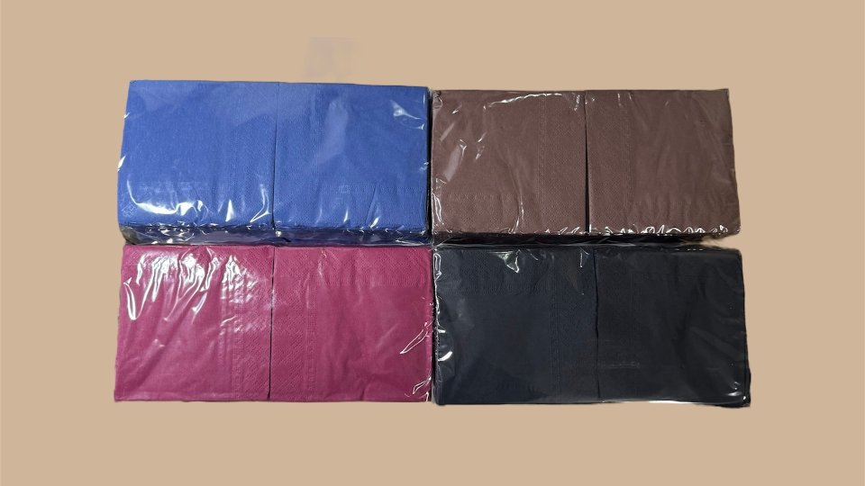 TOVAGLIOLI 33X33, 27 CONFEZIONI DA 50 PZ stilcart doppio velo
