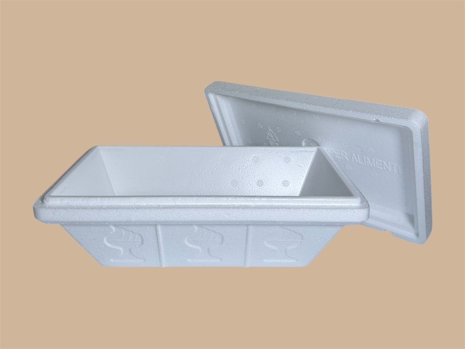 VASCHETTE POLISTIROLO PER GELATO, 50 PZ Taddia Super polo
