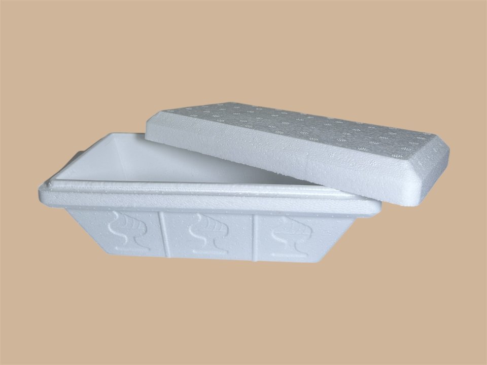 VASCHETTE POLISTIROLO PER GELATO, 50 PZ Taddia Super polo