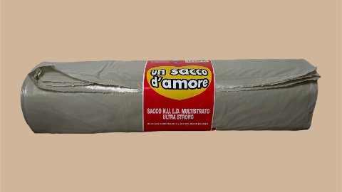 SACCO N.U. MULTISTRATO AMBRA 70x110 cm, 12 CONFEZIONI DA 10 PZ Amore Plast