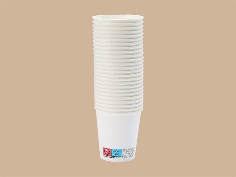 BICCHIERE IN CARTONCINO 180 ML, 1500PZ happiness bianco
