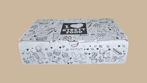 BOX FRITTI/PANINI 28x16xh7,5 , PZ100 Martinelli
