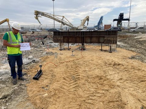 Prova di carico (solaio, impalcato, palo, piastra)