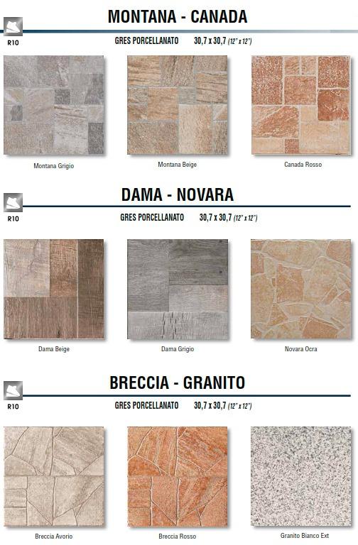 Piastrella In Gres Porcellanato Effetto Rustico/Cemento/Marmo 30x30 Cm GF Basic