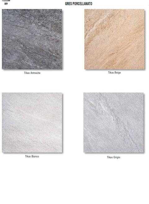 Piastrella In Gres Porcellanato Effetto Pietra/Cemento 60x60 Cm GF Basic