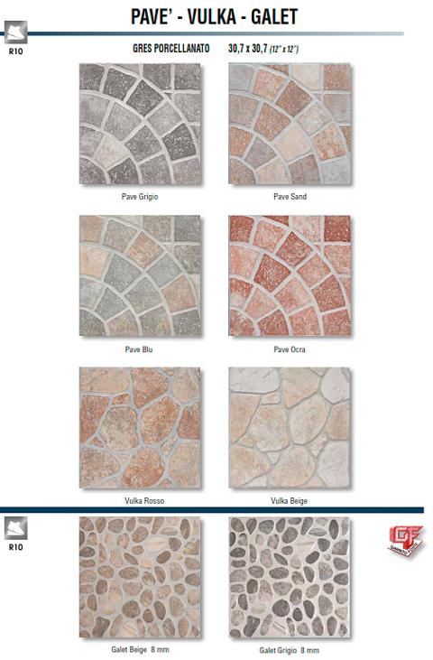 Piastrella In Gres Porcellanato Effetto Rustico/Cemento/Marmo 30x30 Cm GF Basic