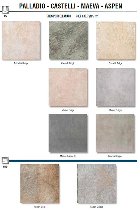 Piastrella In Gres Porcellanato Effetto Rustico/Cemento/Marmo 30x30 Cm GF Basic