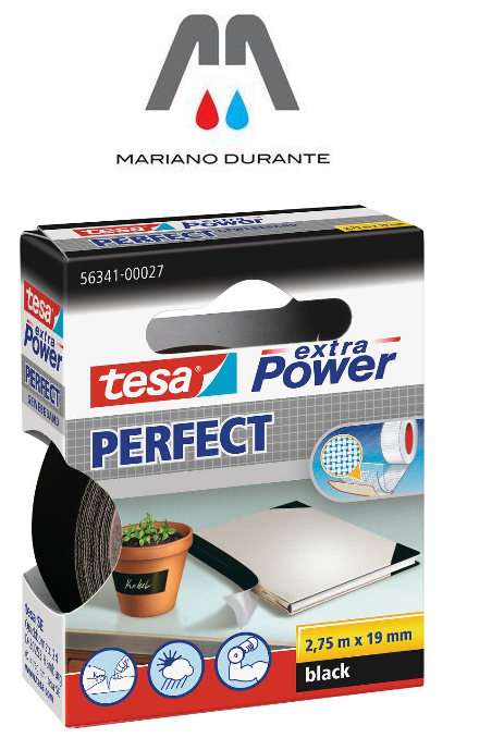 Tesa 56341 Extra Power Perfect Nastro tela colori assortiti fai da te bricolage TESA S.P.A. 56341
