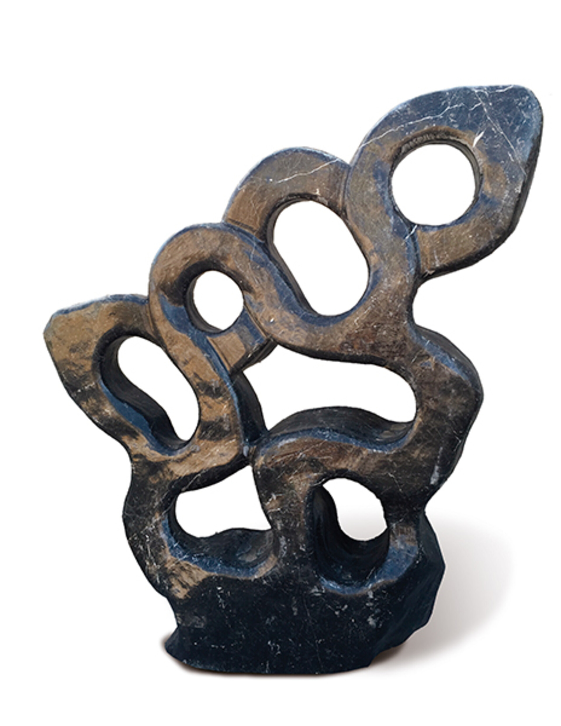 Monolite nera scultura cisam Mns