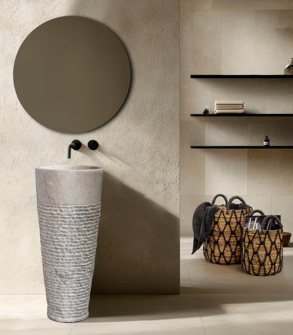 Lavabo Free standing rigato cisam Lsr