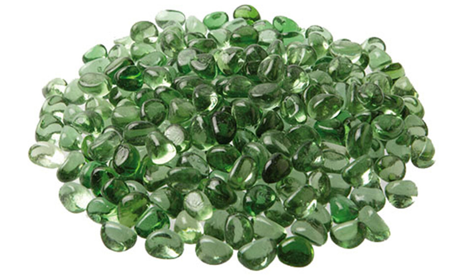 Ciotolo vetro verde cisam Cvv