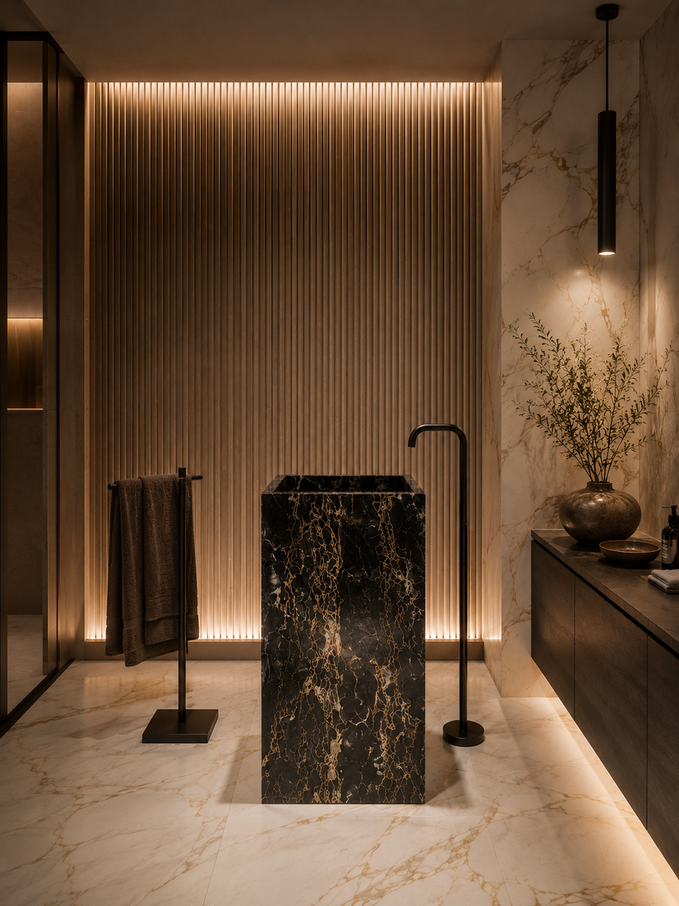 Lavabo Portoro Free standing cisam Lp