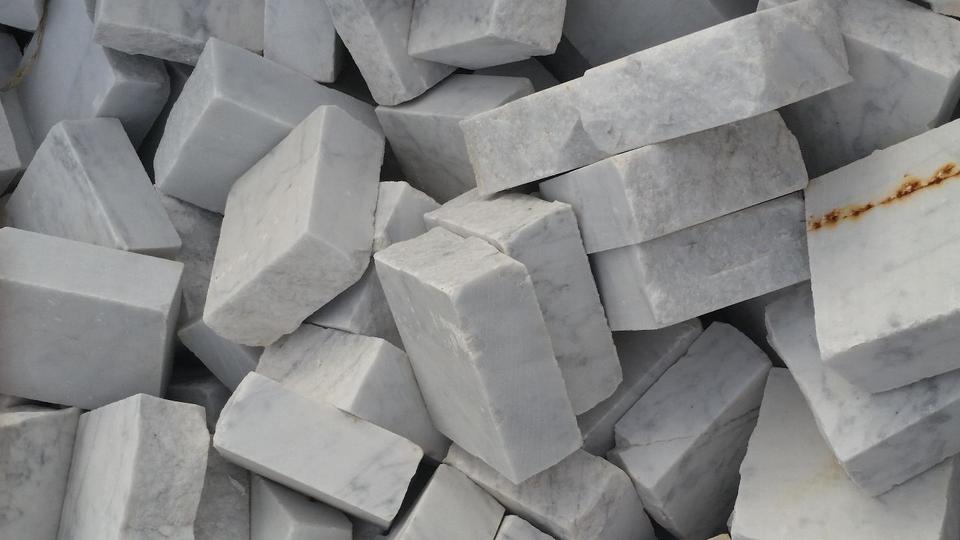 Cubetti di marmo bianco cisam mb