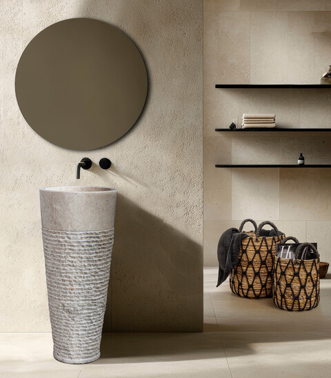 Lavabo Free standing rigato cisam Lsr