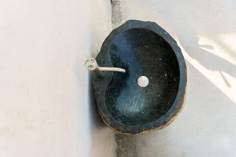 Lavabo free standing Pietra di Fiume cisam Fspf