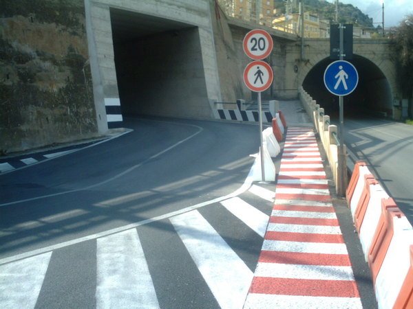 Asfalto e segnaletica