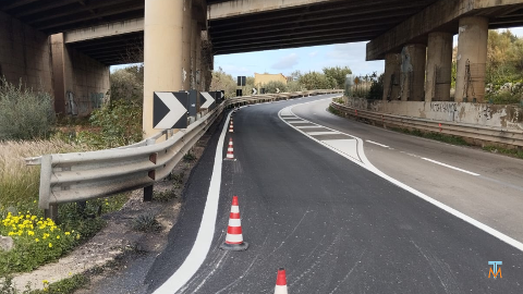 Lavori ripristino segnaletica orizzontale