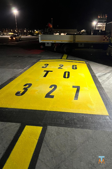 Segnaletica orizzontale aeroportuale