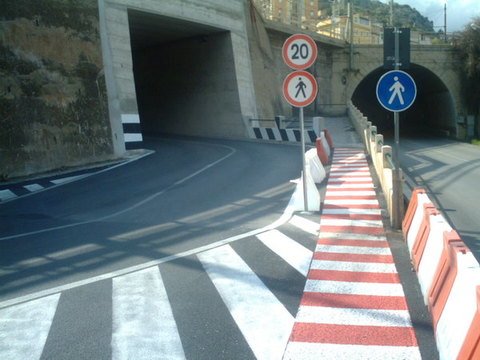 Asfalto e segnaletica