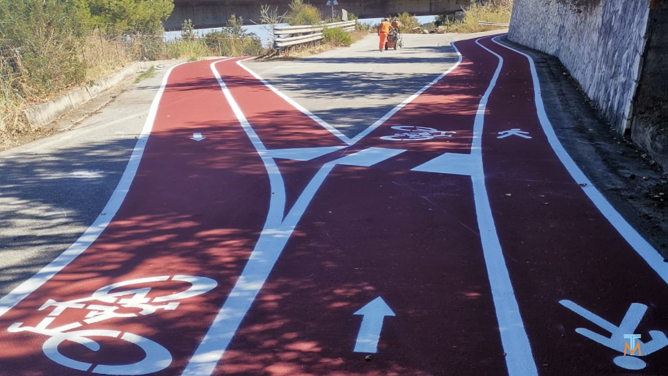 Resinatura piste ciclabili