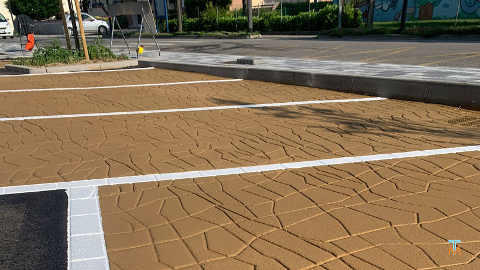 Asfalto stampato parcheggi