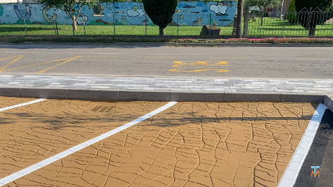 Asfalto stampato parcheggi