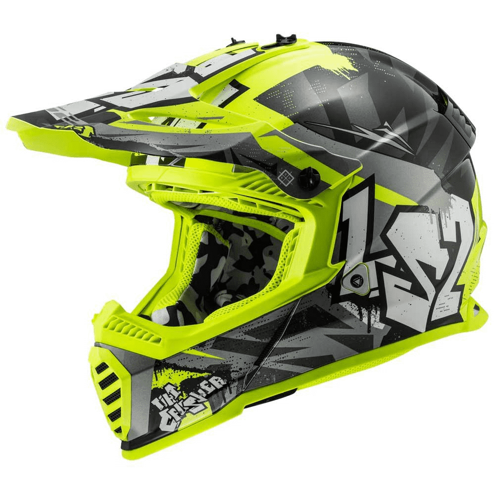 Casco Bambini: 3GO X14 FLAME Kids Motocross Casco Moto Enduro Off-Road